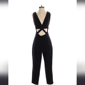 Express Black Cutout Jumpsuit